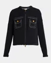 Moncler Comfort Wool Zip Cardigan