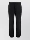 Moncler Comfortable Cotton Joggers Featuring Pockets In Black