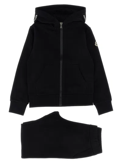 Moncler Kids' Complete Hoodie + Joggers In Black