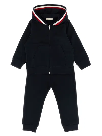 Moncler Kids' Complete Hoodie + Joggers In Blue