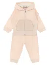Moncler Complete Hoodie + Joggers In Pink