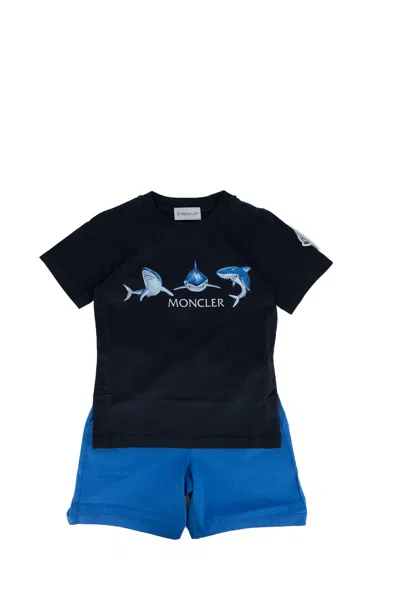 Moncler Kids' Completi In Blu