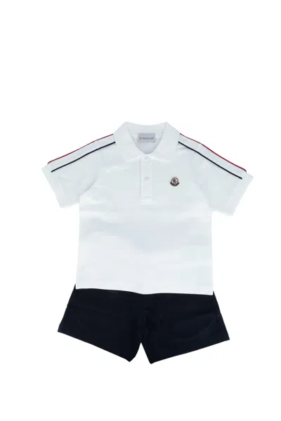 Moncler Kids' Completi In Blu Scuro