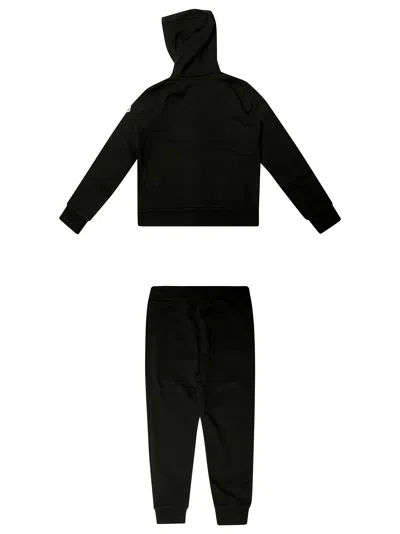 Moncler Completo Jogging In Black