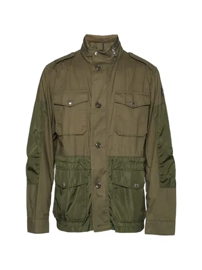 Pre-owned Moncler Concealed Hood Jacket In Green
