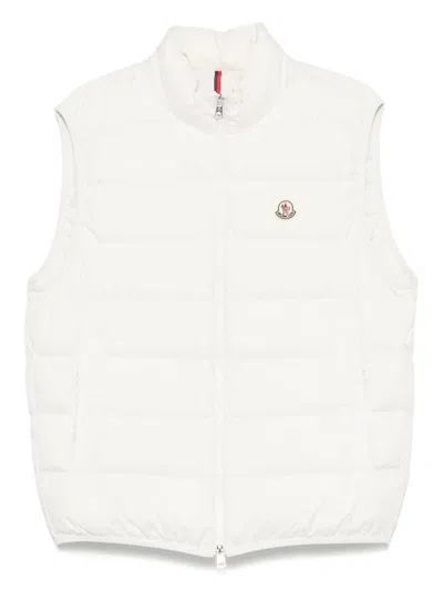 Moncler Contrin Gilet In White