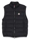 Moncler Contrin Quilted Shell Gilet In Black