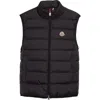 Moncler Barthe Down Gilet In Black