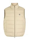 Moncler Contrin Quilted Shell Gilet In Cream
