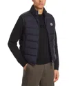 Moncler Contrin Vest In Blue