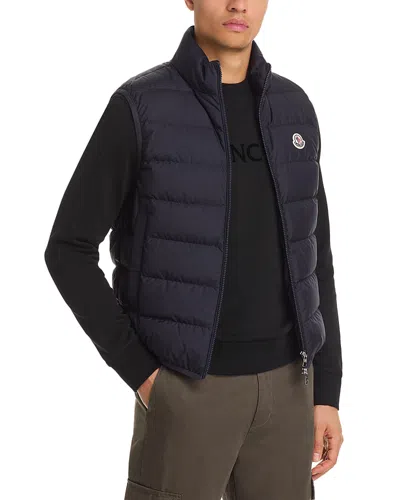 Moncler Contrin Vest In Blue