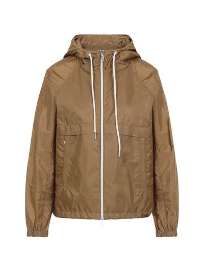 Moncler Coquelicot Blouson Jacket In Brown