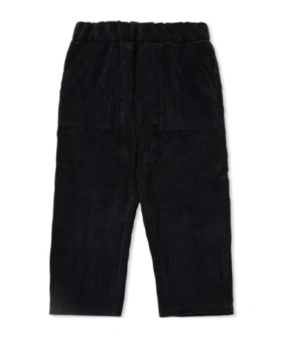 Moncler Corduroy Casual Pants In Black