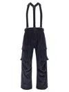 Moncler Grenoble Corduroy Dungarees In Blue