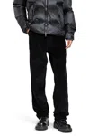 Moncler Corduroy Jogging Trousers In Black