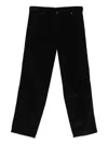 Moncler Corduroy Trousers With Pockets And Loops In Black
