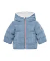 Moncler Corduroy Padded Jacket In Blue