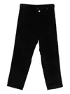 Moncler Corduroy-panel Trousers In Black