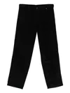 Moncler Corduroy-panel Trousers In Black