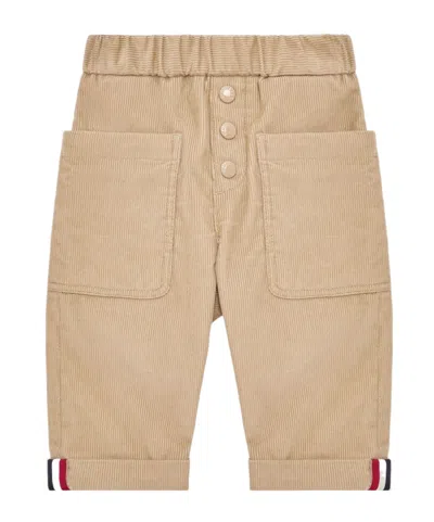 Moncler Corduroy Pants In Nude