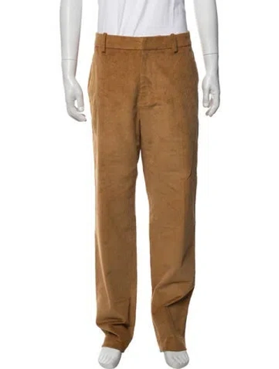 Pre-owned Moncler Corduroy Pants In Brown