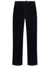 Moncler Corduroy Trousers In Blue