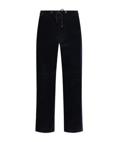 MONCLER MONCLER DRAWSTRING CORDUROY TROUSERS
