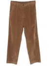 Moncler Corduroy Trousers In Brown