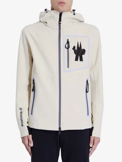 Moncler Cormet Hooded Jacket In White