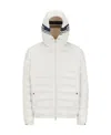 Moncler Cornour Hooded Down Jacket In White