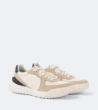 Moncler City Trek Panelled Studded-sole Sneakers In Multi
