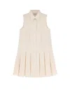 Moncler Hemdblusenkleid Aus Baumwolle Und Seide