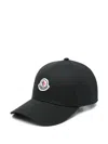 Moncler Baseball Hat With Patch In Black
