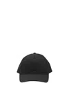 Moncler Black Baseball Cap With Logo Patch In Black