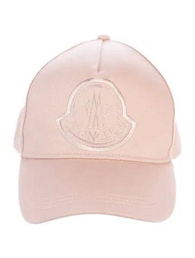 Pre-owned Moncler Cotton Baseball Cap In Pink