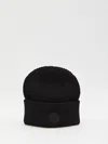 Moncler Cotton Beanie In Black