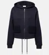 Moncler Knit Pockets Hoodie Sweatshirt Blue
