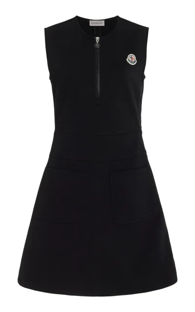 MONCLER COTTON-BLEND MINI DRESS