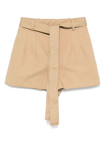 MONCLER COTTON BLEND SHORTS
