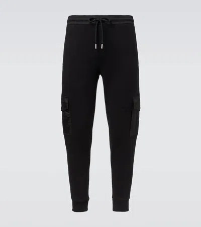 MONCLER COTTON-BLEND SWEATPANTS
