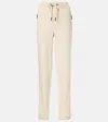 Moncler Mountain Logo Sweatpants In White