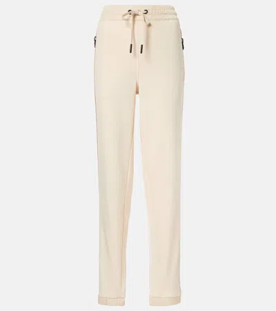 Moncler Grenoble Day-namic Logo Embroidered Pants In Pink