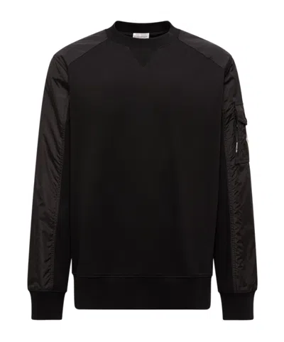 MONCLER PANELLED POCKETED SWEATSHIRT