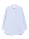 Moncler Cotton Button-fastening Shirt In Blue