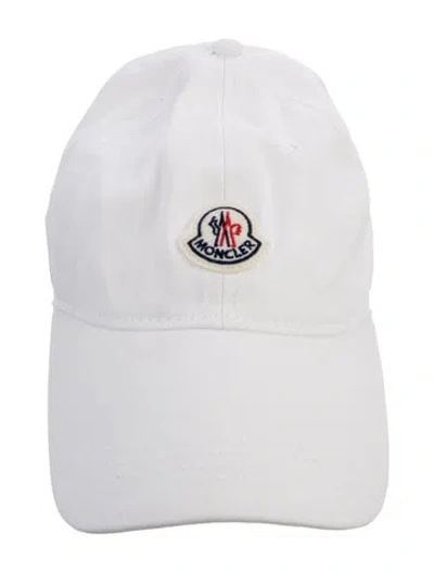 Pre-owned Moncler Cotton Cap In White