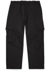 Moncler Straight-leg Cargo Trousers In Black