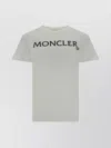 Moncler Logo-embroidered Crewneck T-shirt In White