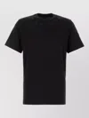 Moncler Black Solid Crew Neck T-shirt In Black