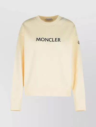 MONCLER COTTON CREW NECK SWEATSHIRT