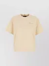 Moncler Grenoble White T-shirt With Logo Printed On The Front And Logo Patch On The Sleeve In Cotton